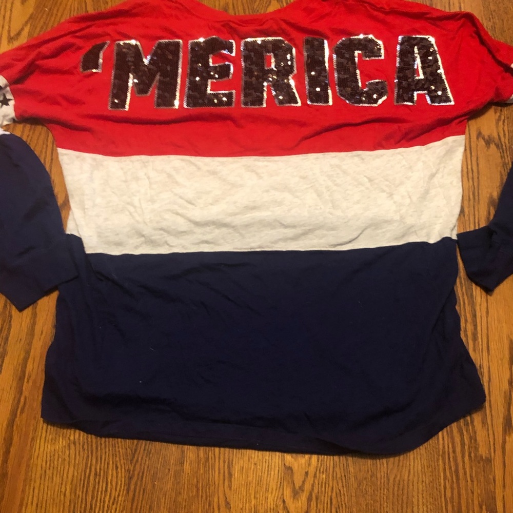 Pink LIMITED EDITION Merica sparkle shirt